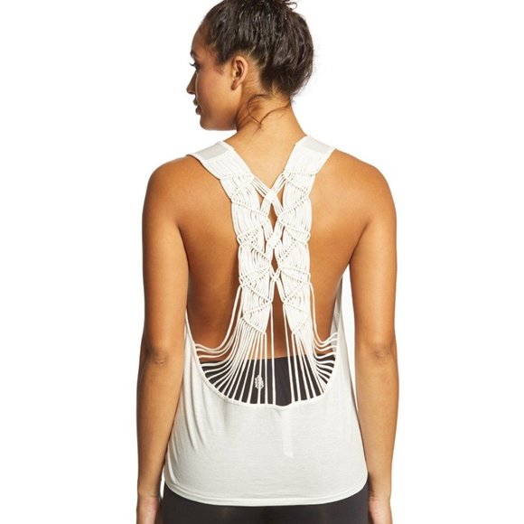 Free People Tops - Free People Movement Wilder Tank Macrame Tank SM